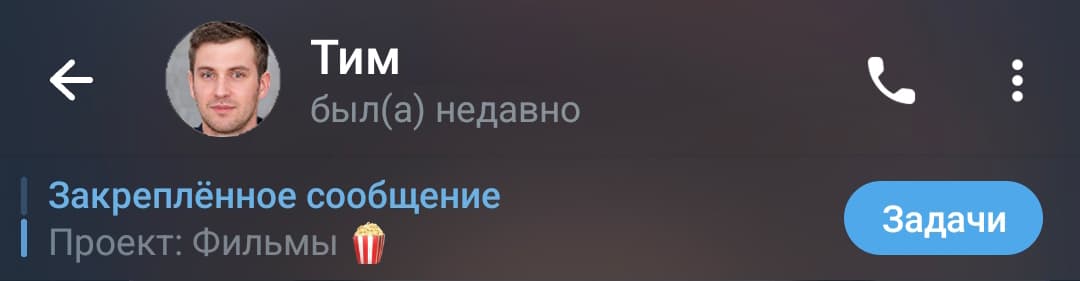 Телеграм-бот @taskzbot - поделиться проектом 4